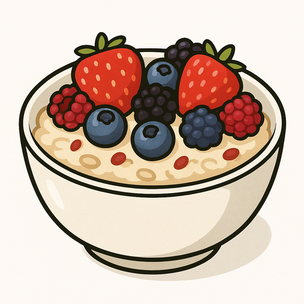 Overnight Oat + เบอร์รีรวม