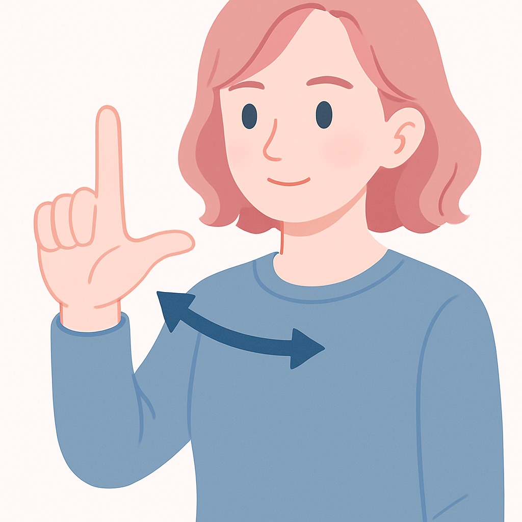 ท่าจีบมือตัวL